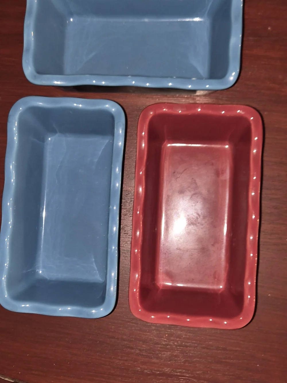 Set of 3 Mini Ceramic Chalkboard Baking Dishes | 6